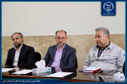 نشست توسعه همکاری‌های سازمان جهاددانشگاهی آذربایجان شرقی و تراکتورسازی ایران