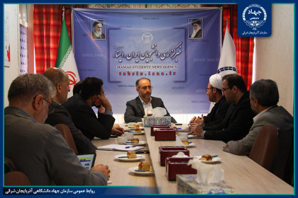 جلسه هم اندیشی زمینه های همکاری سازمان جهاددانشگاهی آذربایجان شرقی و کانون فرهنگی و هنری مساجد استان