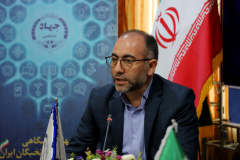 نشست خبری رئیس شورای هماهنگی تبلیغات اسلامی در سازمان جهاد دانشگاهی آذربایجان شرقی