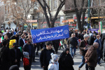 حضور جهادگران دانشگاهی آذربایجان شرقی در راهپیمایی ۲۲ بهمن