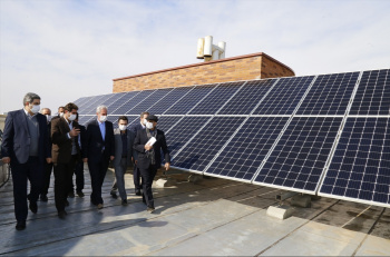 نیروگاه خورشیدی ۵۰ کیلووات استانداری آذربایجان‌شرقی به بهره برداری رسید