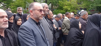 حضور جهادگران دانشگاهی آذربایجان شرقی در مراسم تشییع شهدای خدمت