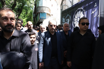 حضور جهادگران دانشگاهی آذربایجان شرقی در مراسم تشییع شهید آیت‌الله آل‌هاشم