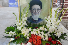 ادای احترام جهادگران دانشگاهی آذربایجان‌شرقی به مقام شامخ شهید آل هاشم